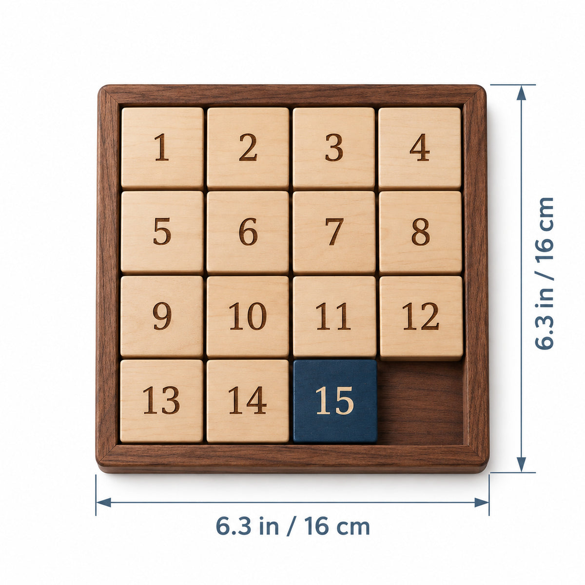 Midnight Number Slide Puzzle