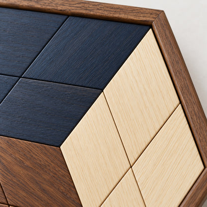 Cubist Hexagon Mosaic Puzzle