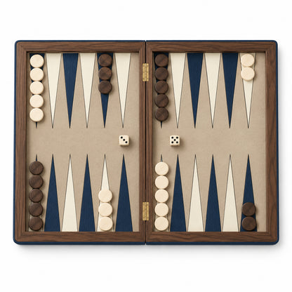 Midnight Folding Backgammon Set