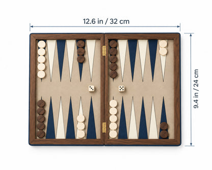 Midnight Folding Backgammon Set